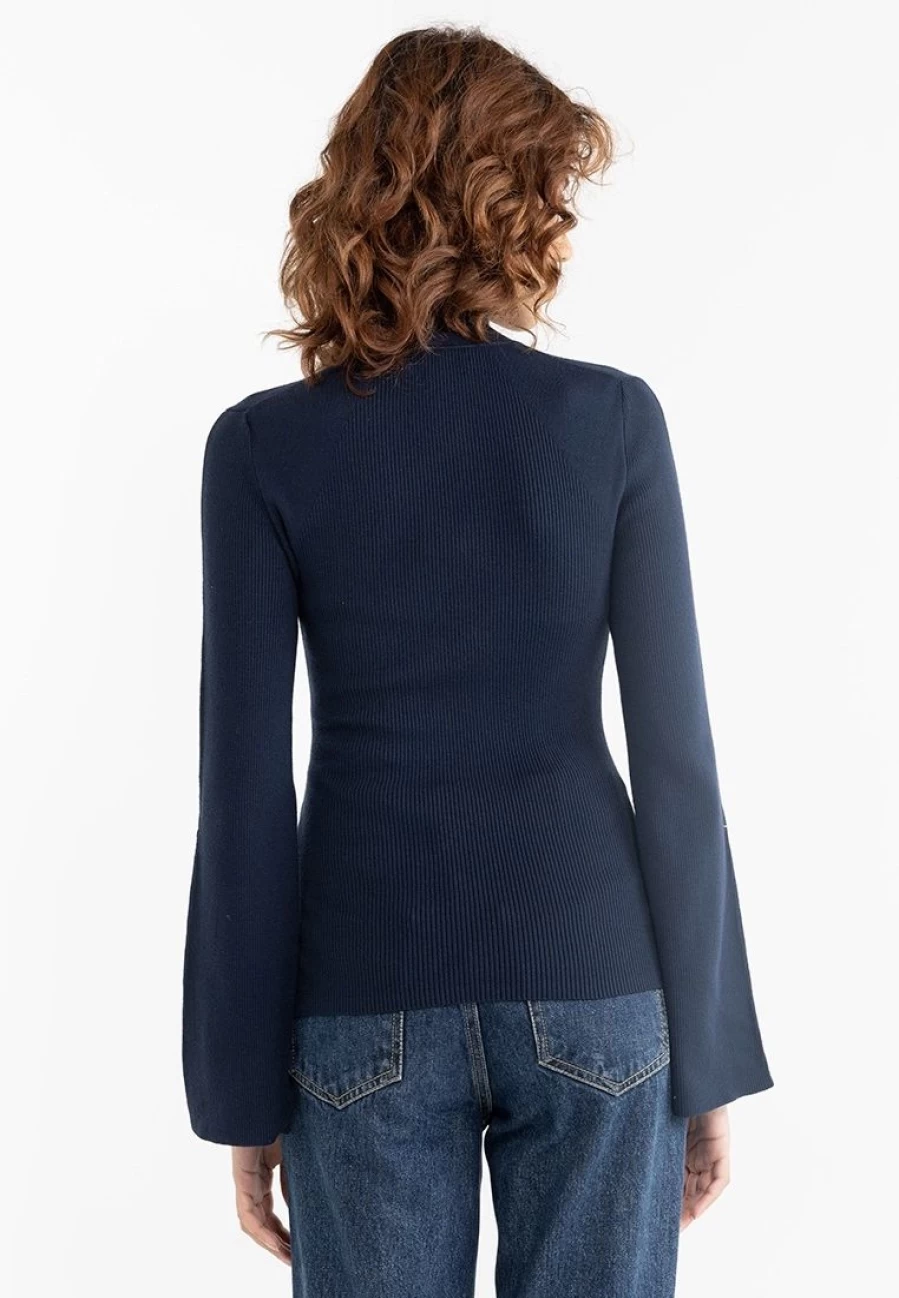 Banana Republic Women's Flavia Mock Neck Sweater - Soft Knit Pullover Top for Women
