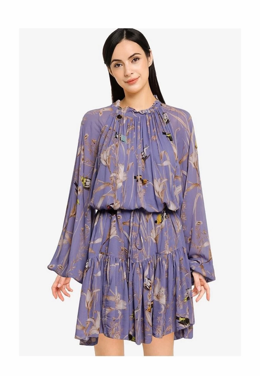 "Banana Republic Floral Tiered Mini Dress for Women - Summer Casual Boho Style"