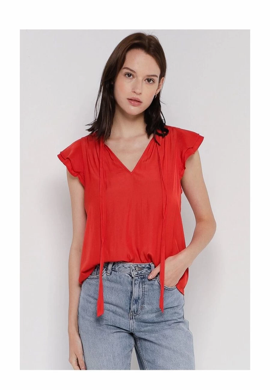 Banana Republic Flutter Sleeve Blouse Women's Elegant Floral Print Top