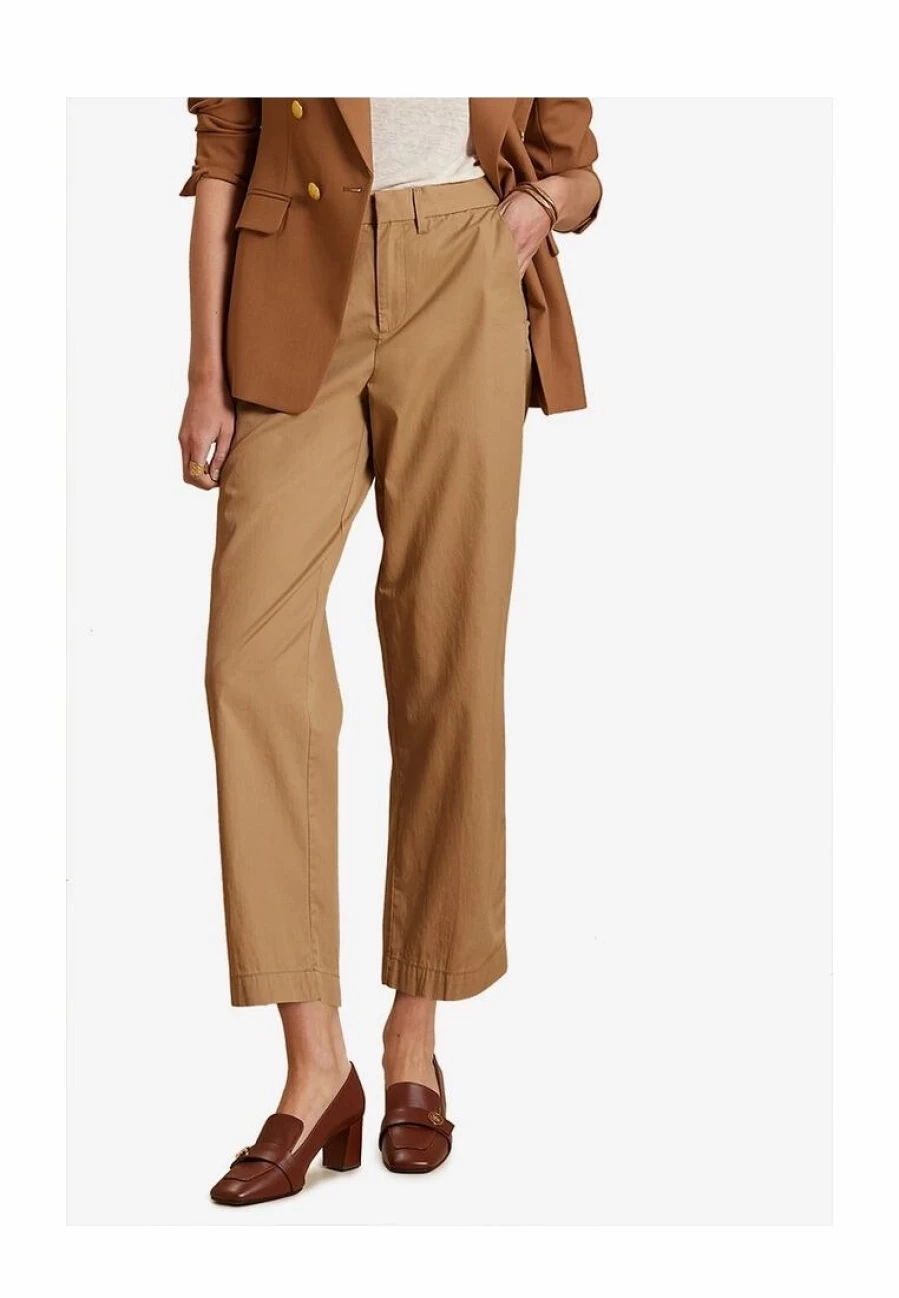 Relaxed Straight Fit Chino Pants for Men - Comfortable Casual Trousers