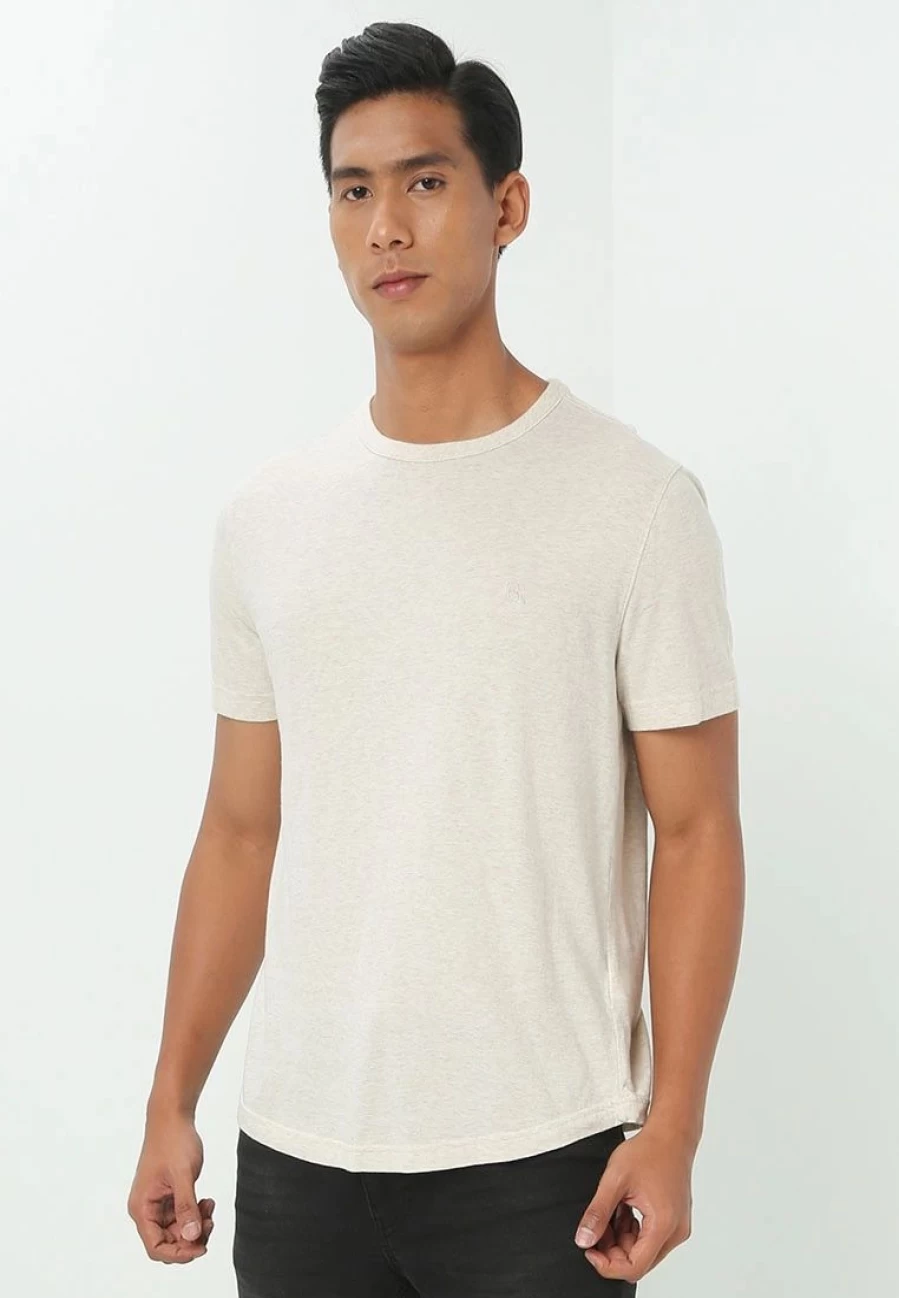 Banana Republic Organic Cotton Softwash Curved Hem T-Shirt with Logo Detail