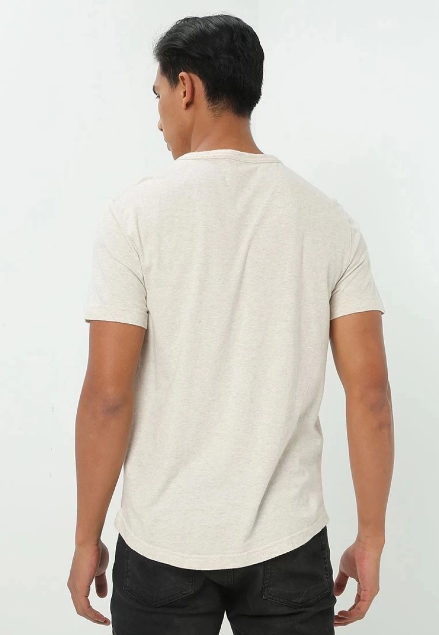 Banana Republic Organic Cotton Softwash Curved Hem T-Shirt with Logo Detail