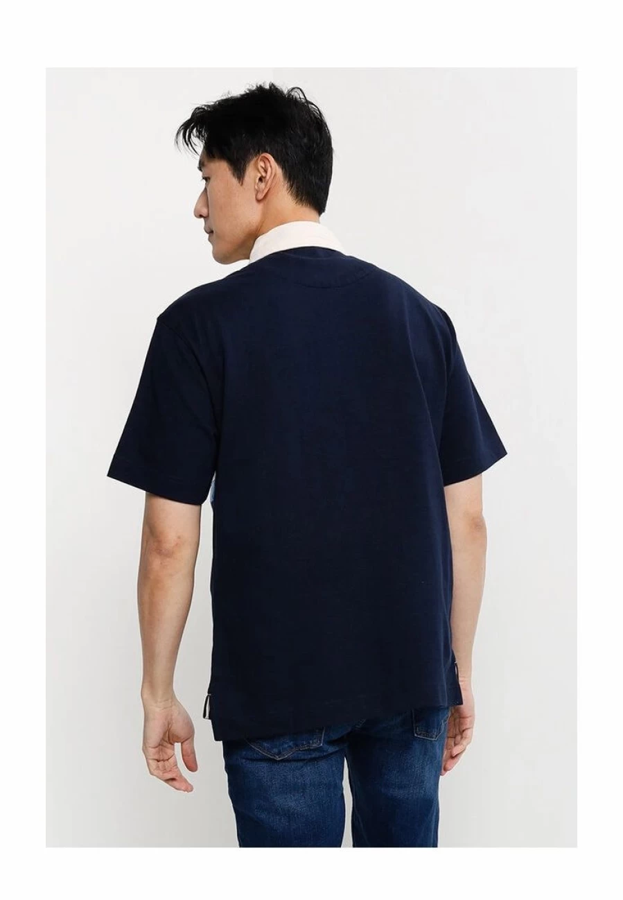Classic Striped Rugby Shirt by Banana Republic - Men's Casual Button-Down Top