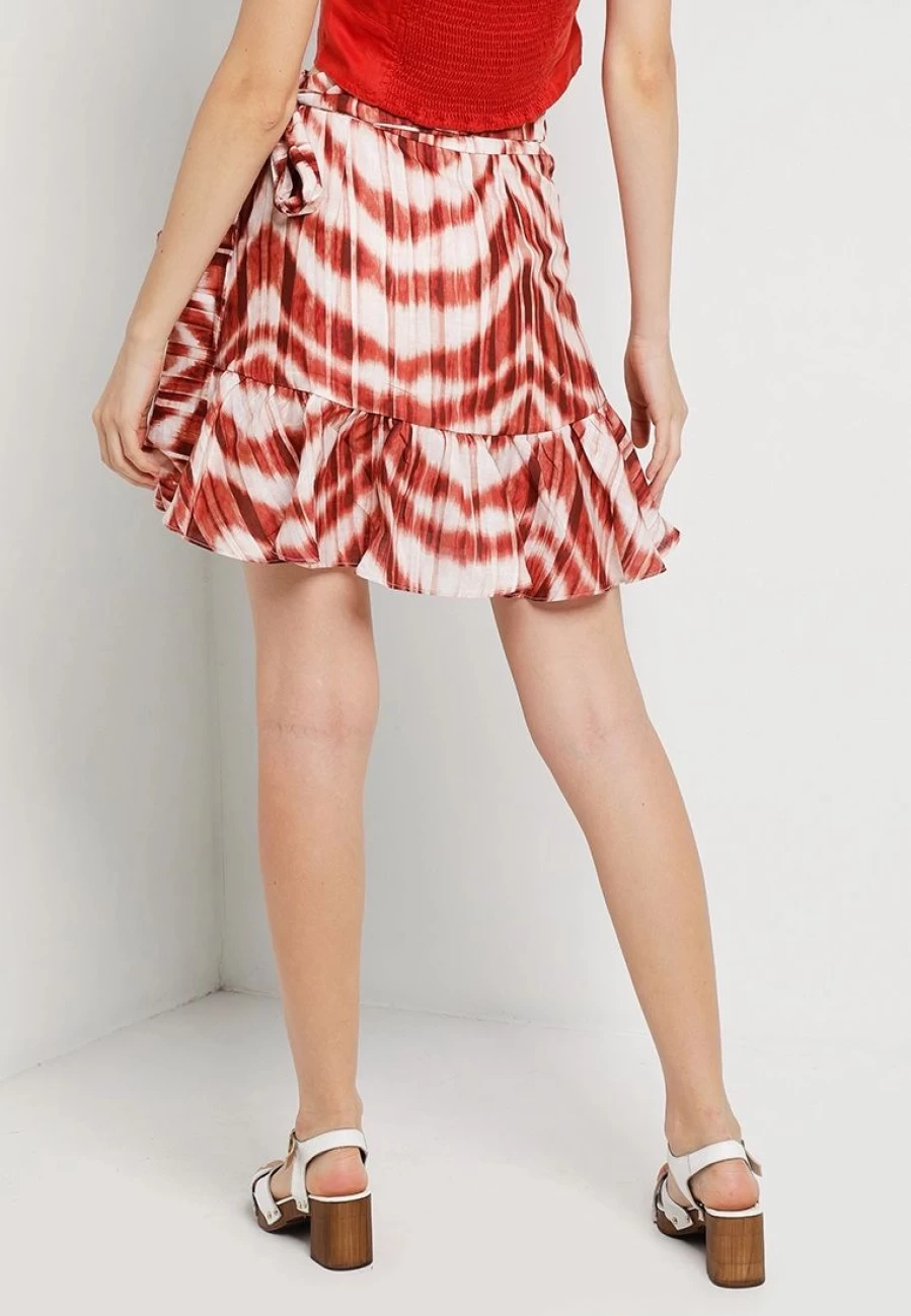 "Banana Republic Linen Wrap Mini Skirt with Belt"