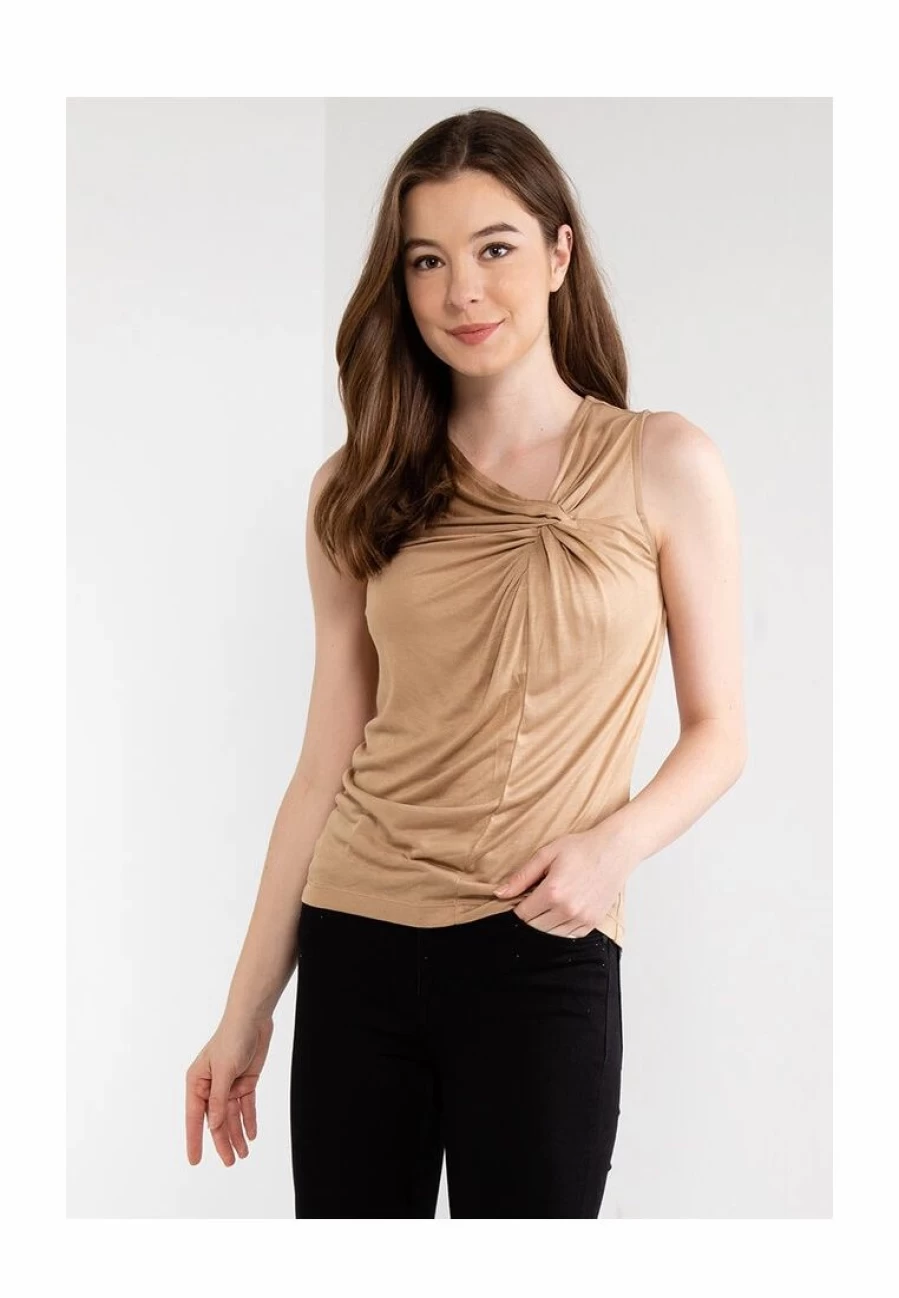 Banana Republic Silk Luxe Twist Neck Blouse for Women