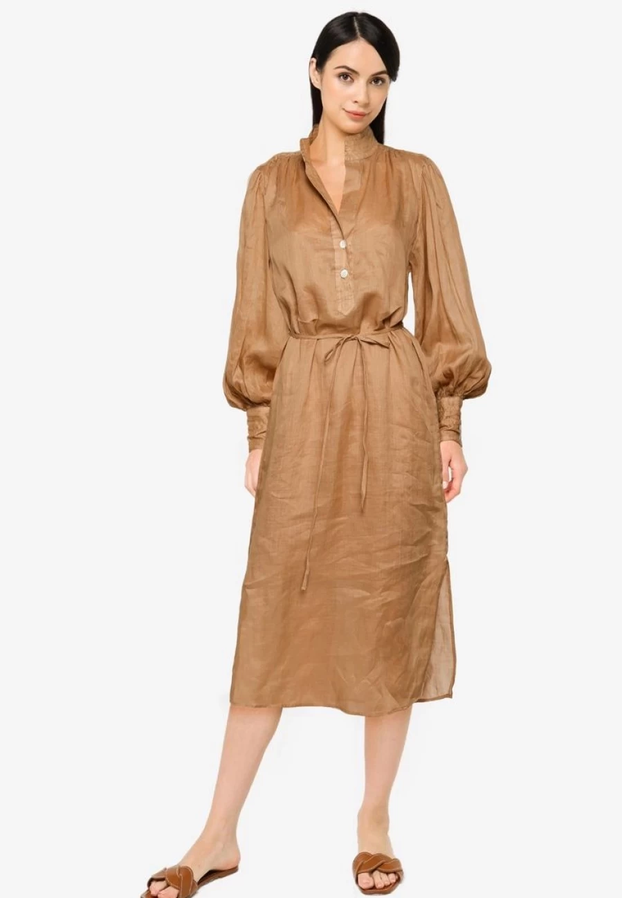 Banana Republic Long Sleeve Popover Shirt Dress for Women - Casual & Elegant Style