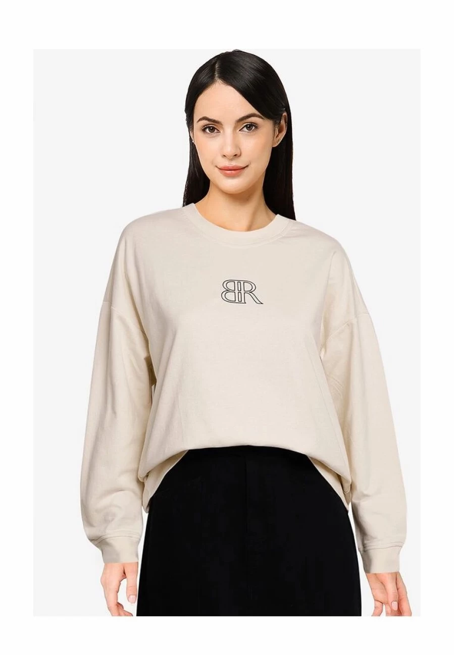 Banana Republic Embroidered Logo Crewneck Sweatshirt for Men & Women