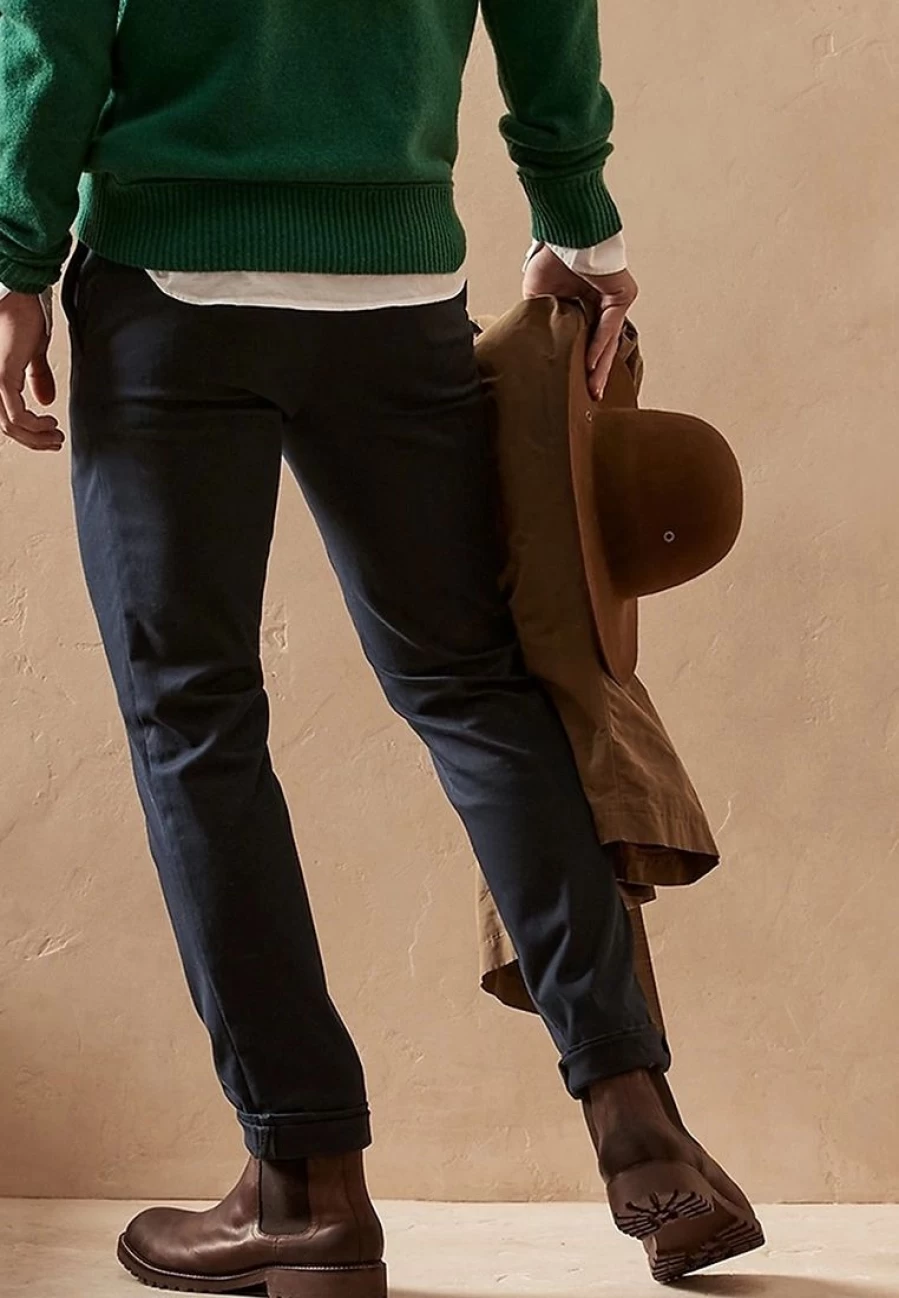 Banana Republic Fulton Slim Fit Stretch Travel Chinos for Men