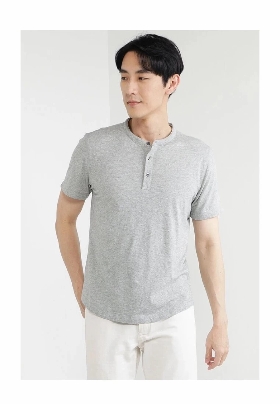 Premium Soft Wash Henley T-Shirt - Comfortable Casual Short Sleeve Top for Men