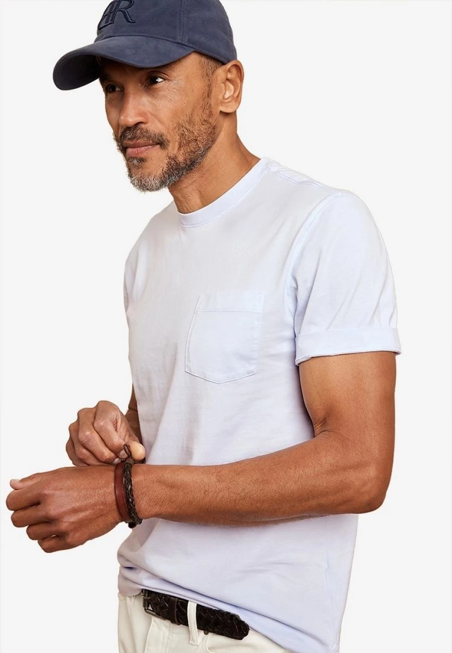 Banana Republic Men's Pocket Crew Neck T-Shirt with GMT Dye Design