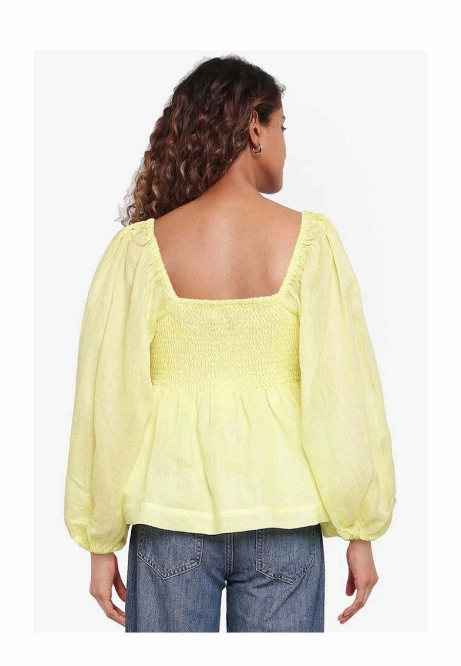 Banana Republic Long Sleeve Ramie Twist Front Top for Women