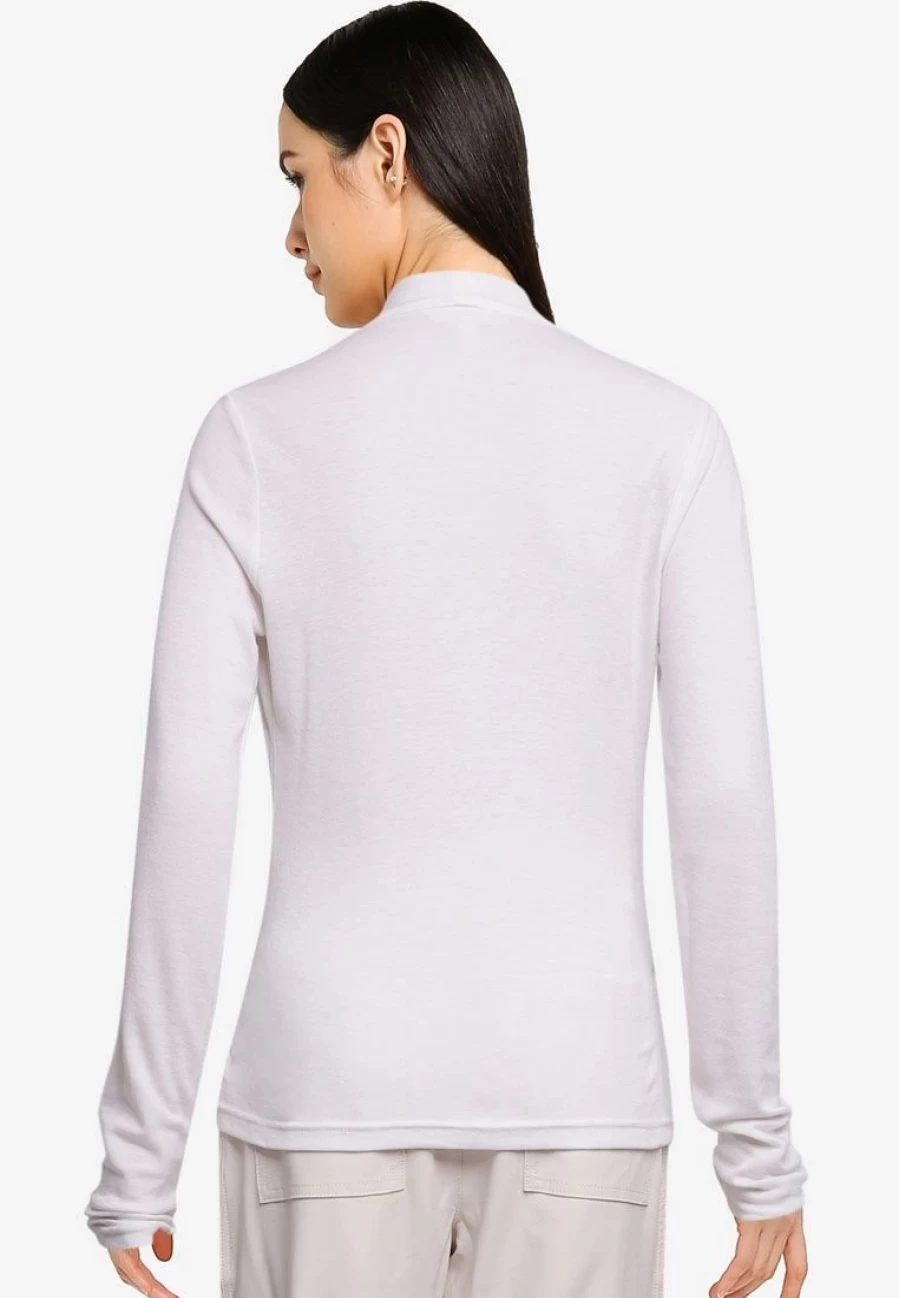 "Banana Republic Women's Tencel Wrap Blouse – Lightweight Casual Wrap Top"