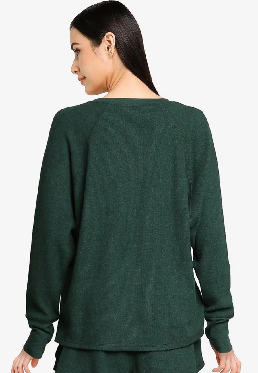 Banana Republic Long Sleeve Waffle Henley Shirt for Men - Comfortable Casual OLX PJ Style Top