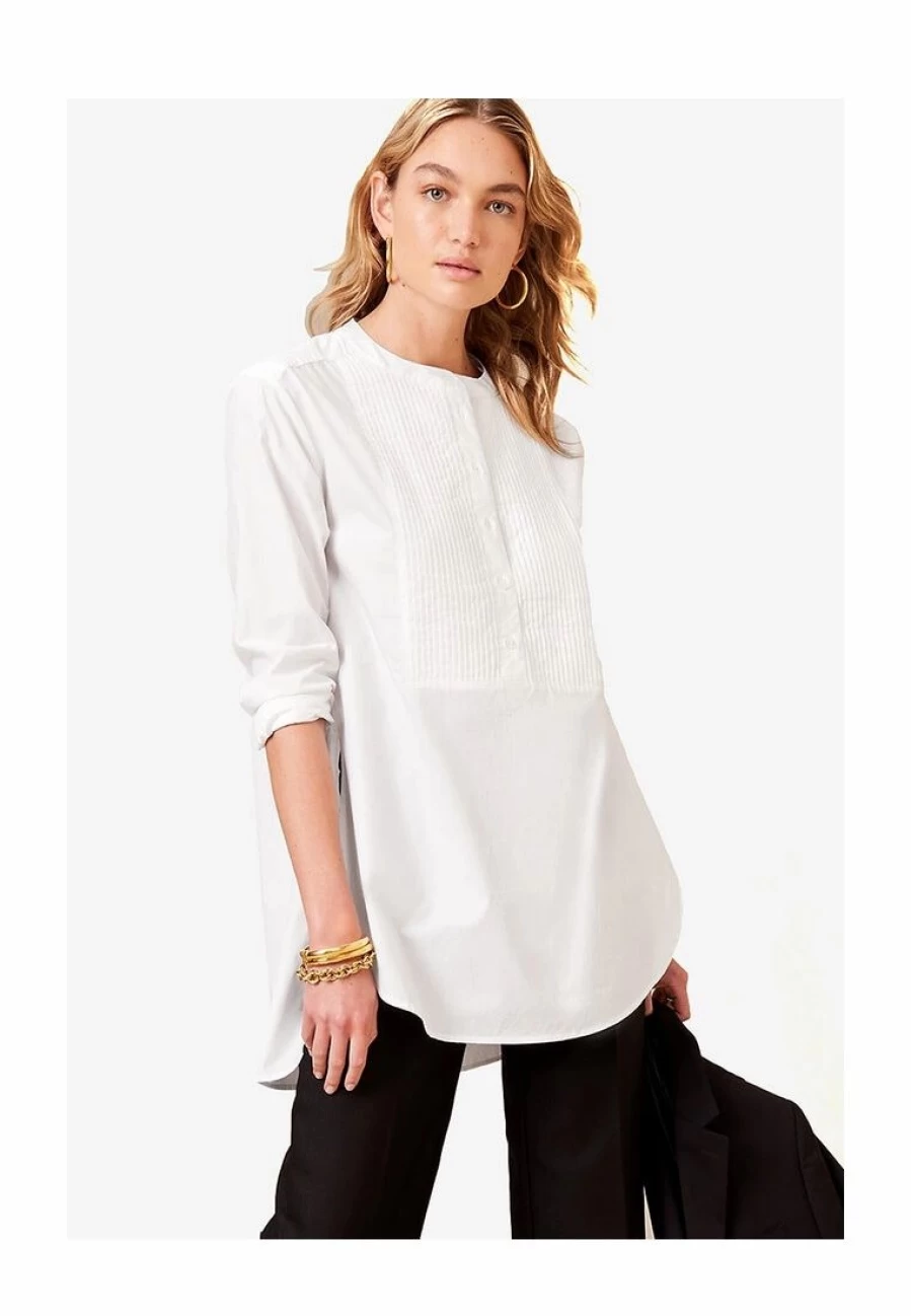 Banana Republic Men's Poplin Tunic Shirt - Classic Fit Formal Wear