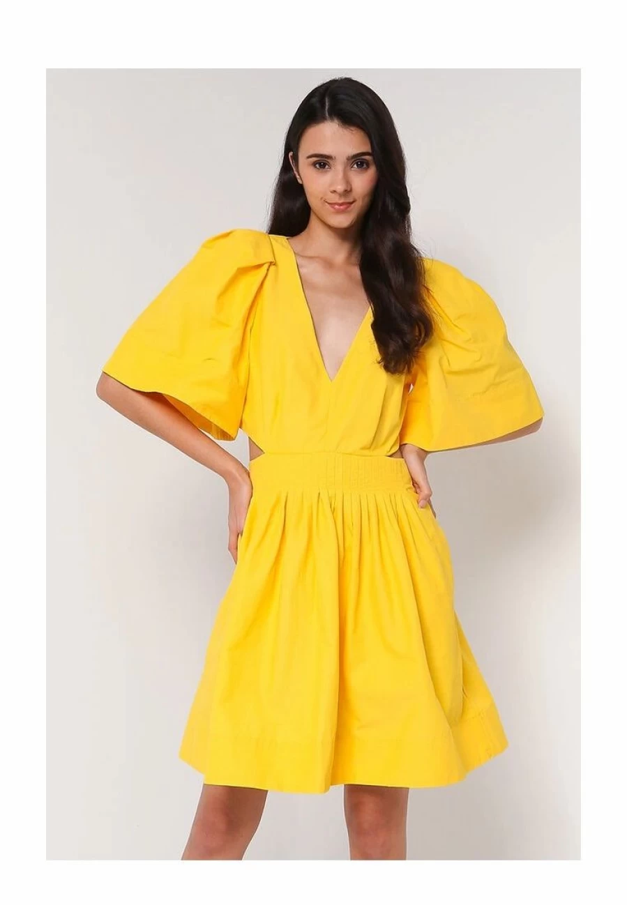 Architectural Open Back Mini Dress by Banana Republic - Sleek & Stylish Design