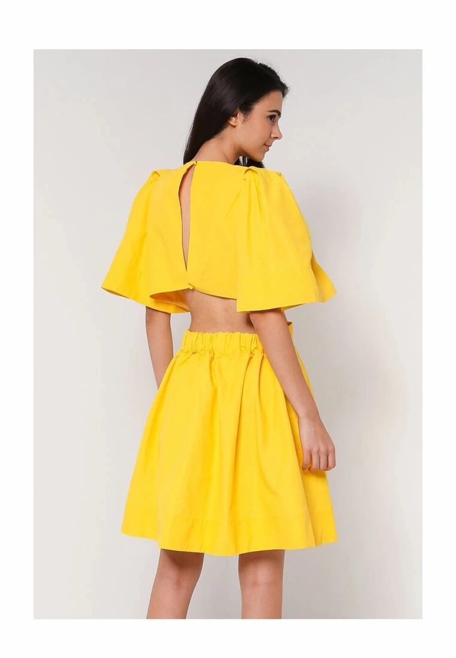 Architectural Open Back Mini Dress by Banana Republic - Sleek & Stylish Design