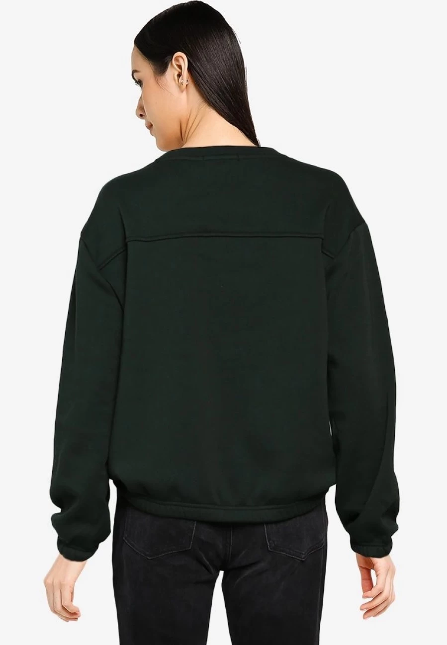 Banana Republic Long Sleeve Seamed Crewneck T-Shirt for Men - Classic Fit Interlock Knit Cotton Top