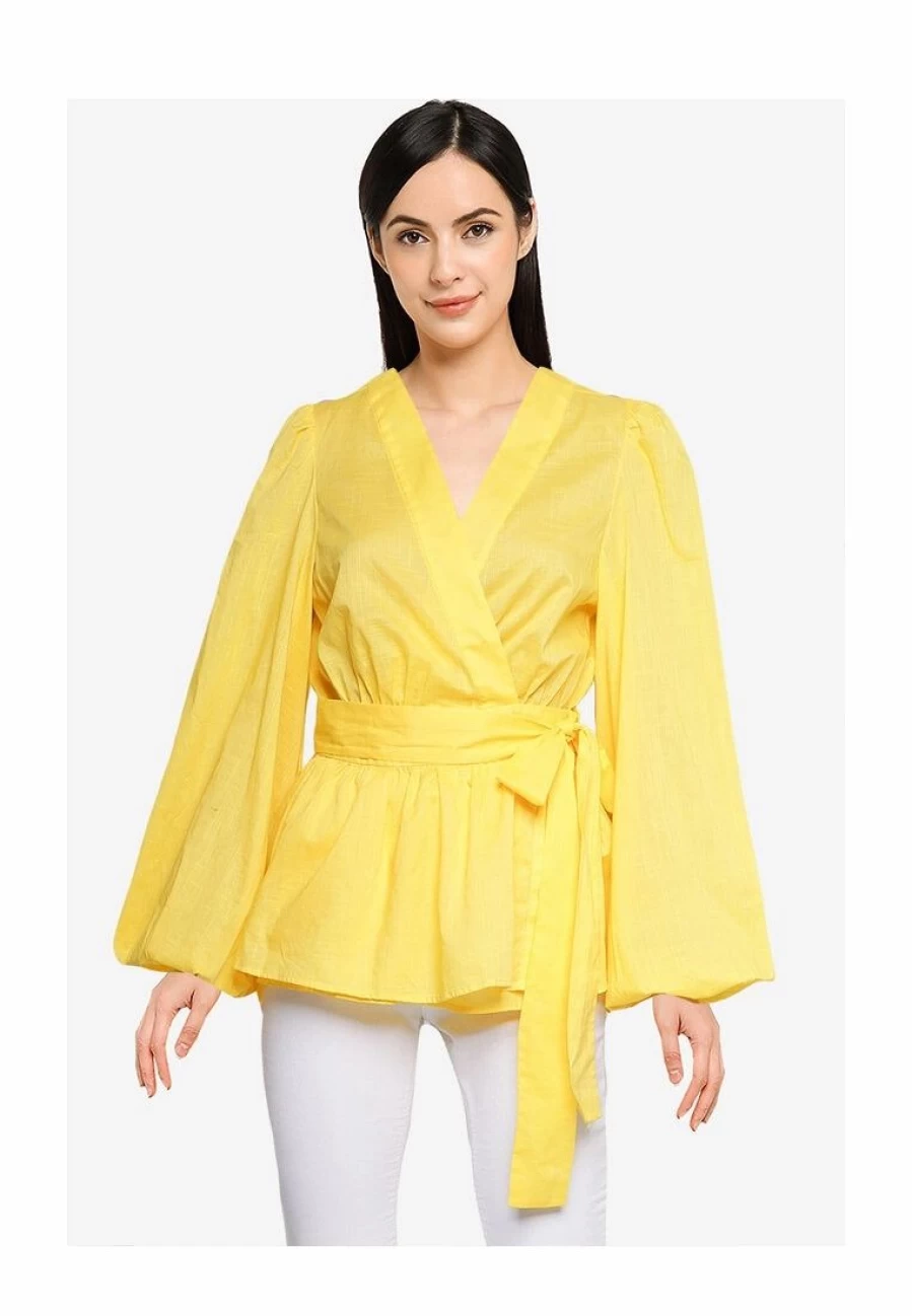 Banana Republic Long Sleeve V-Neck Wrap Top for Women