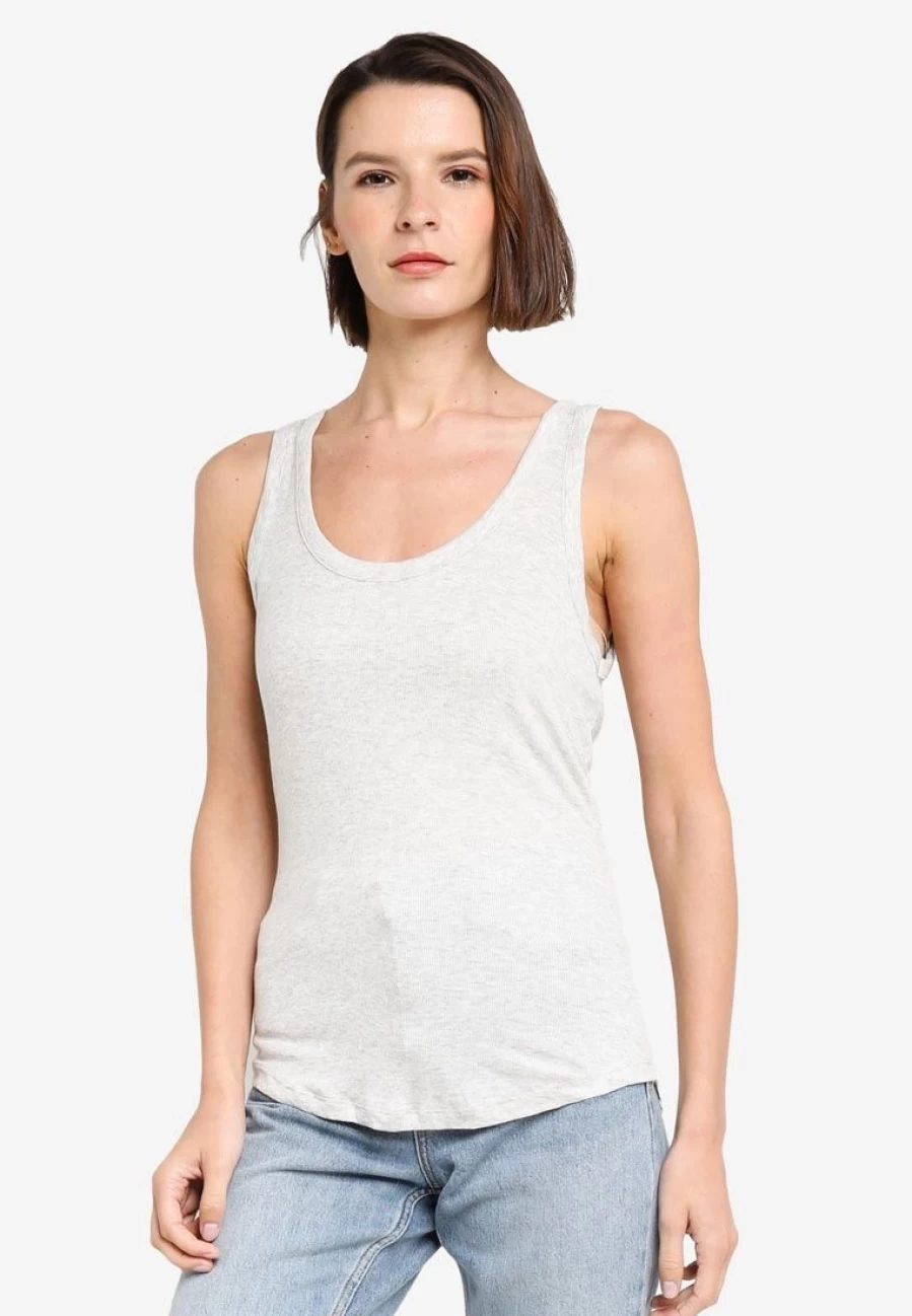 Essential Ribbed Tank Top for Women - Soft Comfort Fit Casual Wear