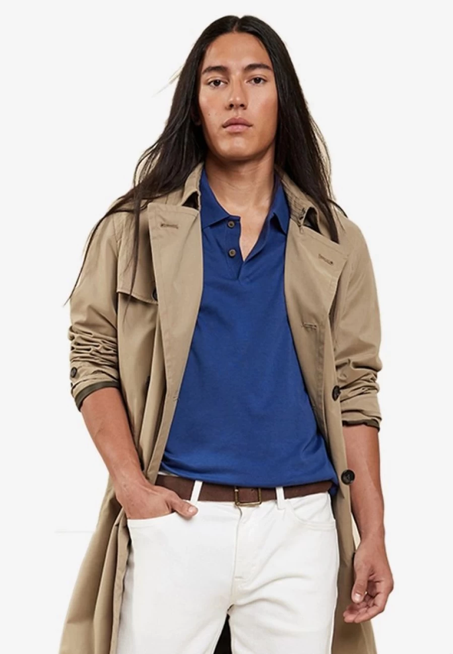 Banana Republic Luxury Solid Color Premium Polo Shirt for Men