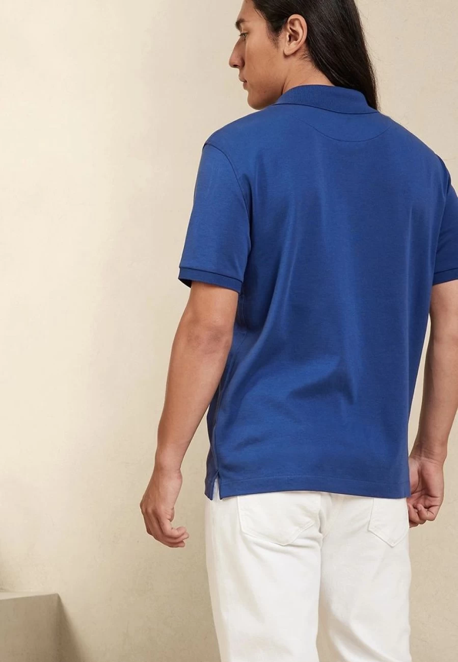 Banana Republic Luxury Solid Color Premium Polo Shirt for Men