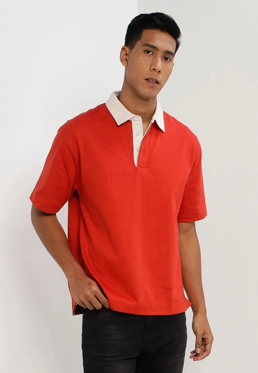 Vintage Banana Republic Rugby Shirt - Classic 90s Retro Style Collared Pullover
