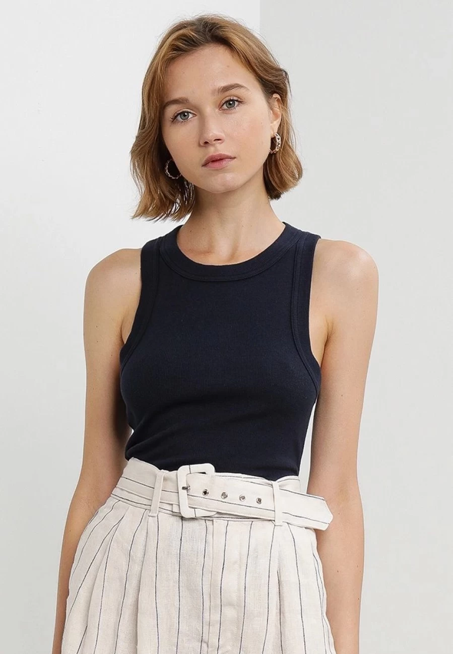 "Banana Republic Slim-Fit Ribbed Tank Top for Men & Women"
