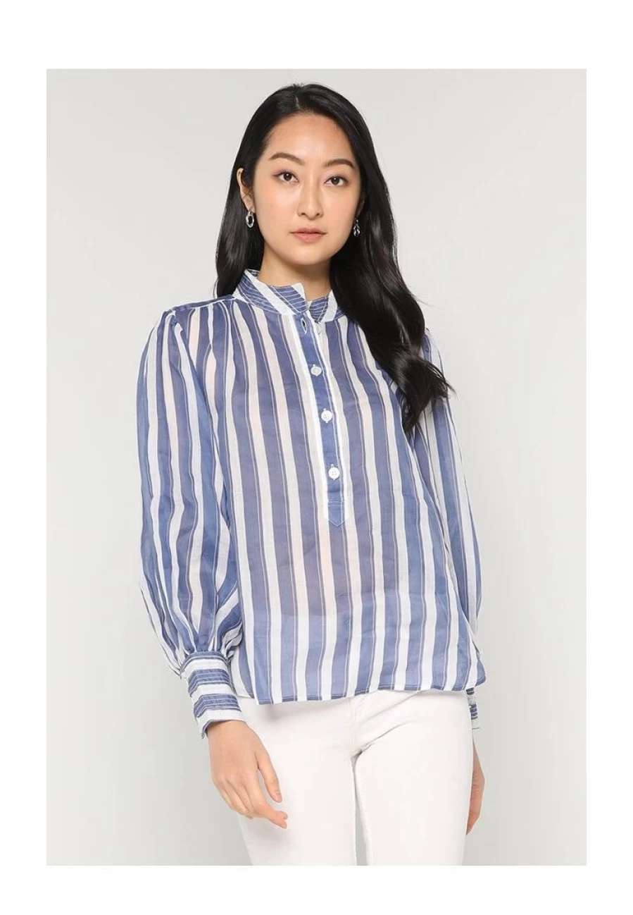 Banana Republic Soft Ramie Shirred Popover Shirt for Women